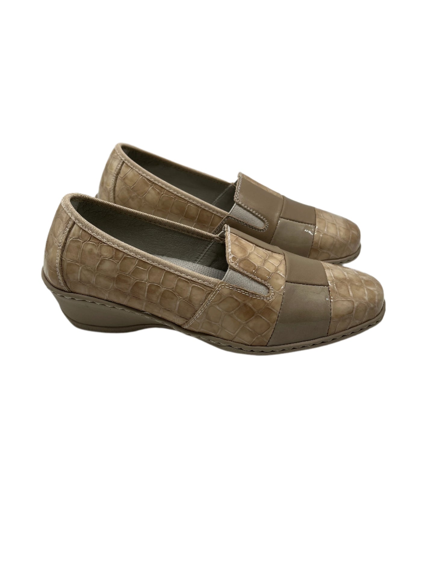 Notton 2298 Taupe Slip On Shoes