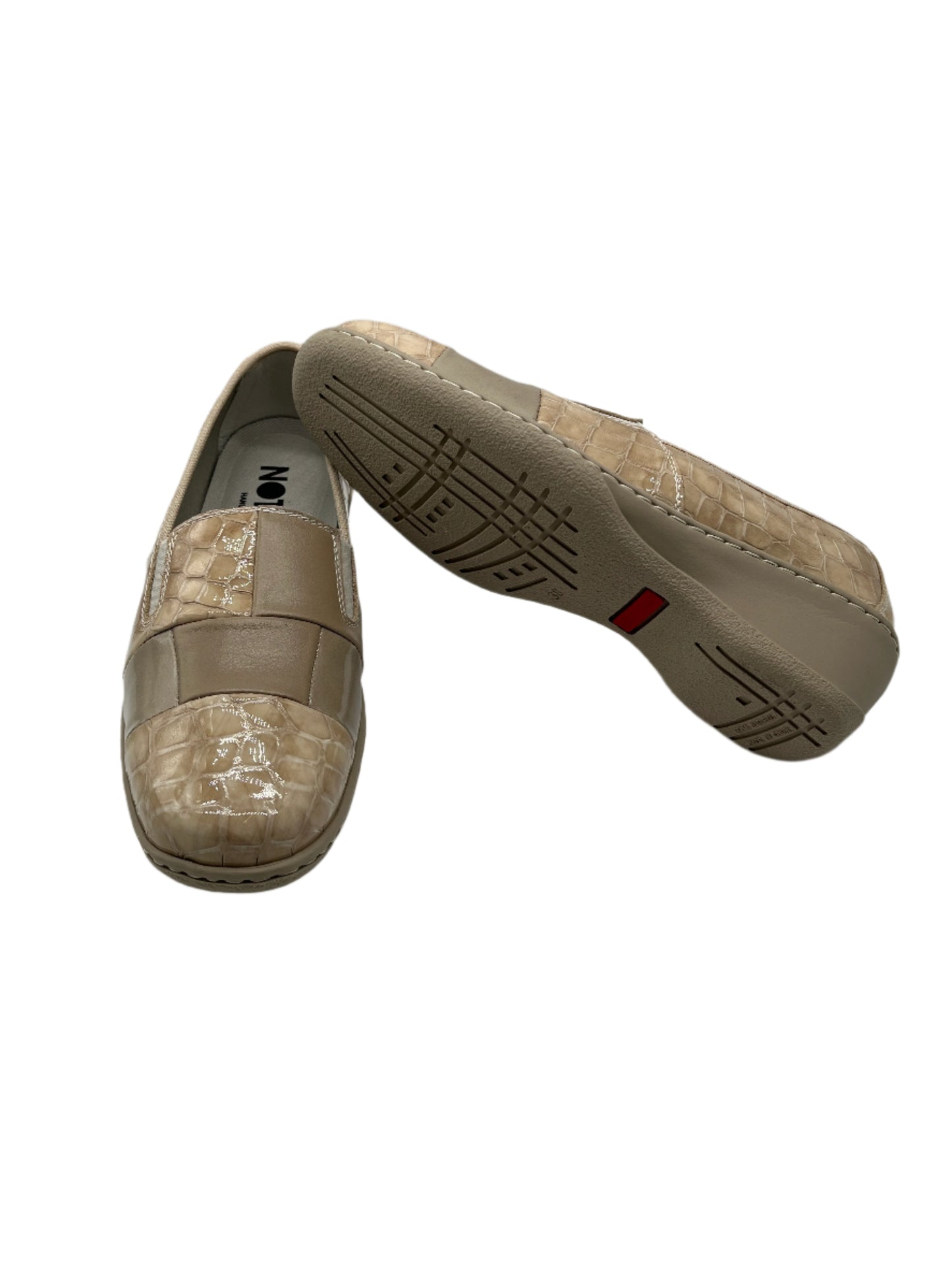 Notton 2298 Taupe Slip On Shoes