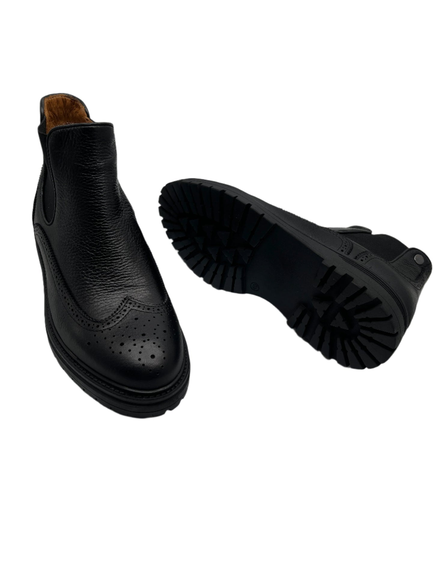 Freefoot 247220 Black Leather Chelsea Boots
