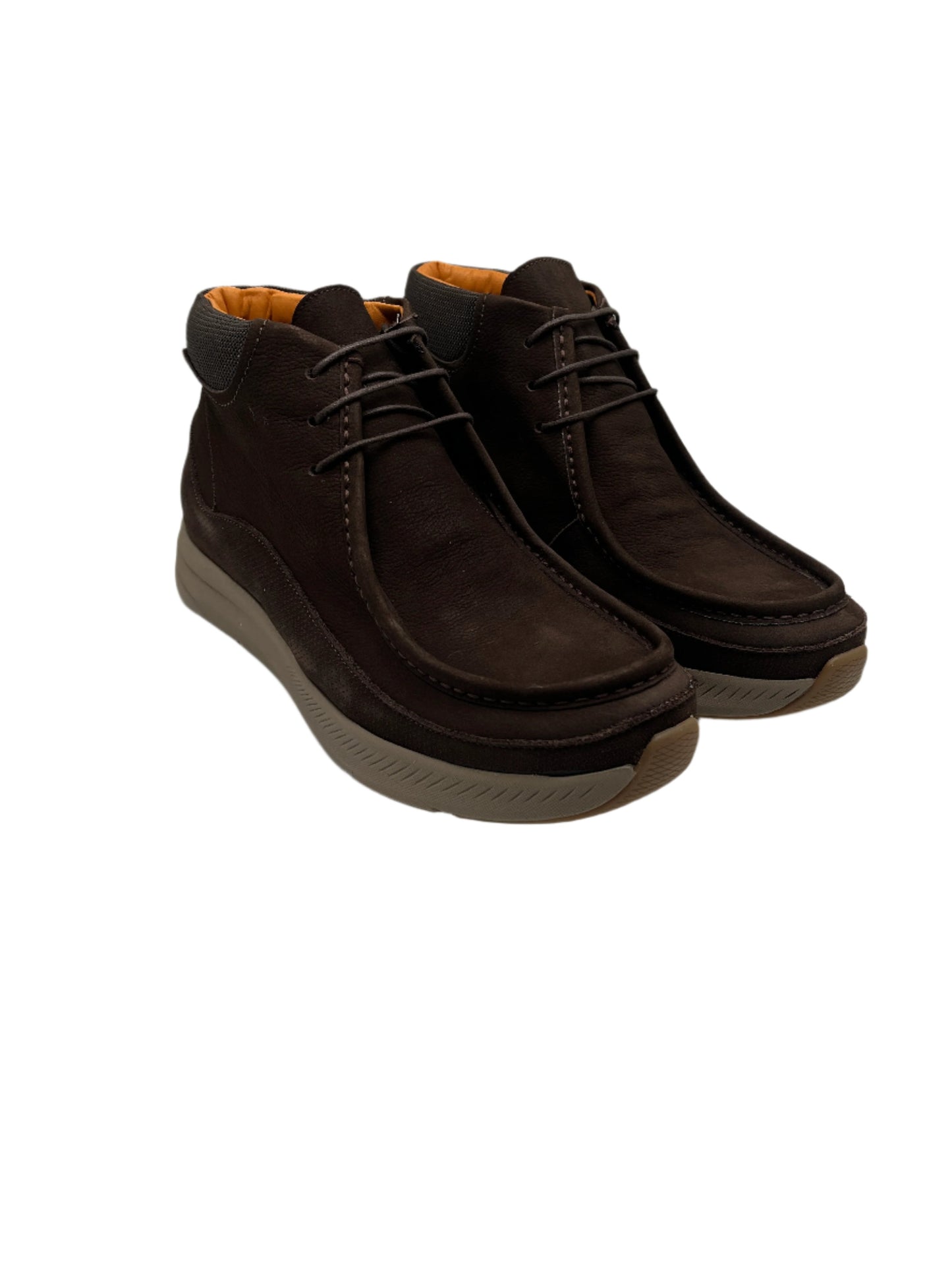 Freefoot 244181 Brown Nubuck Leather Lace Boots