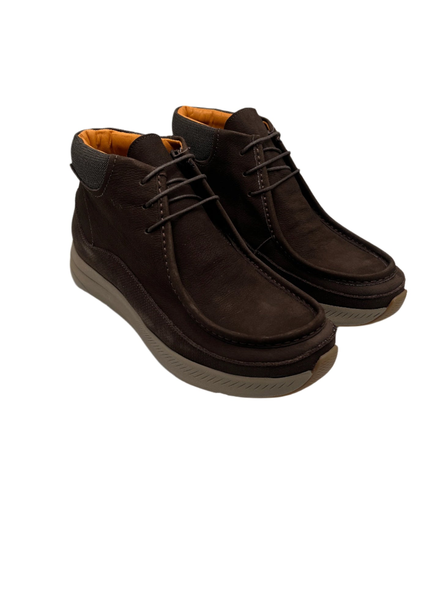 Freefoot 244181 Brown Nubuck Leather Lace Boots