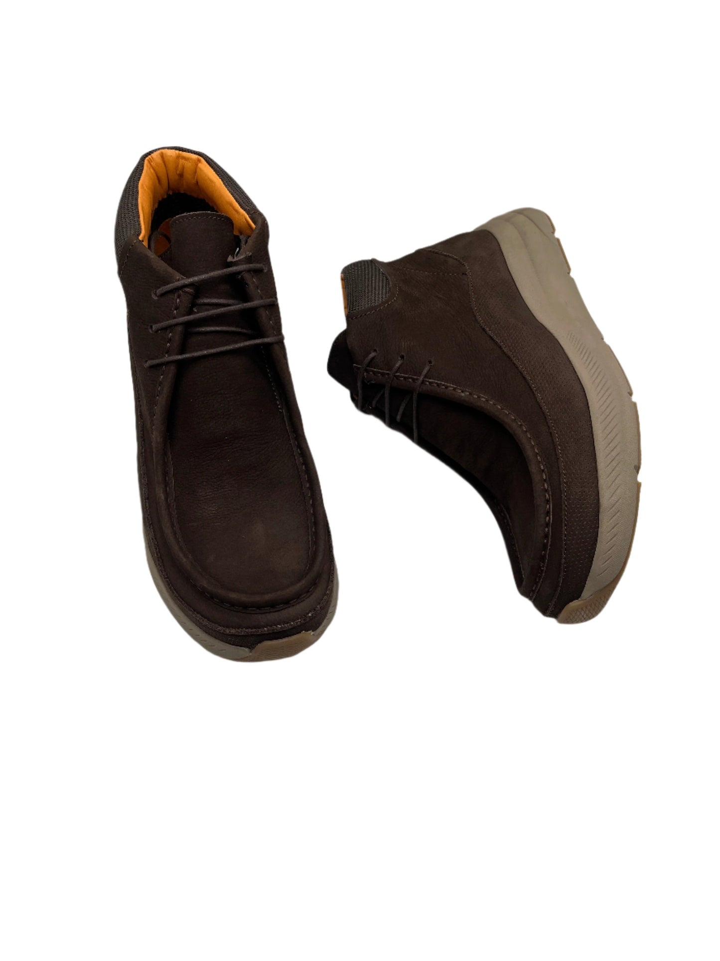 Freefoot 244181 Brown Nubuck Leather Lace Boots