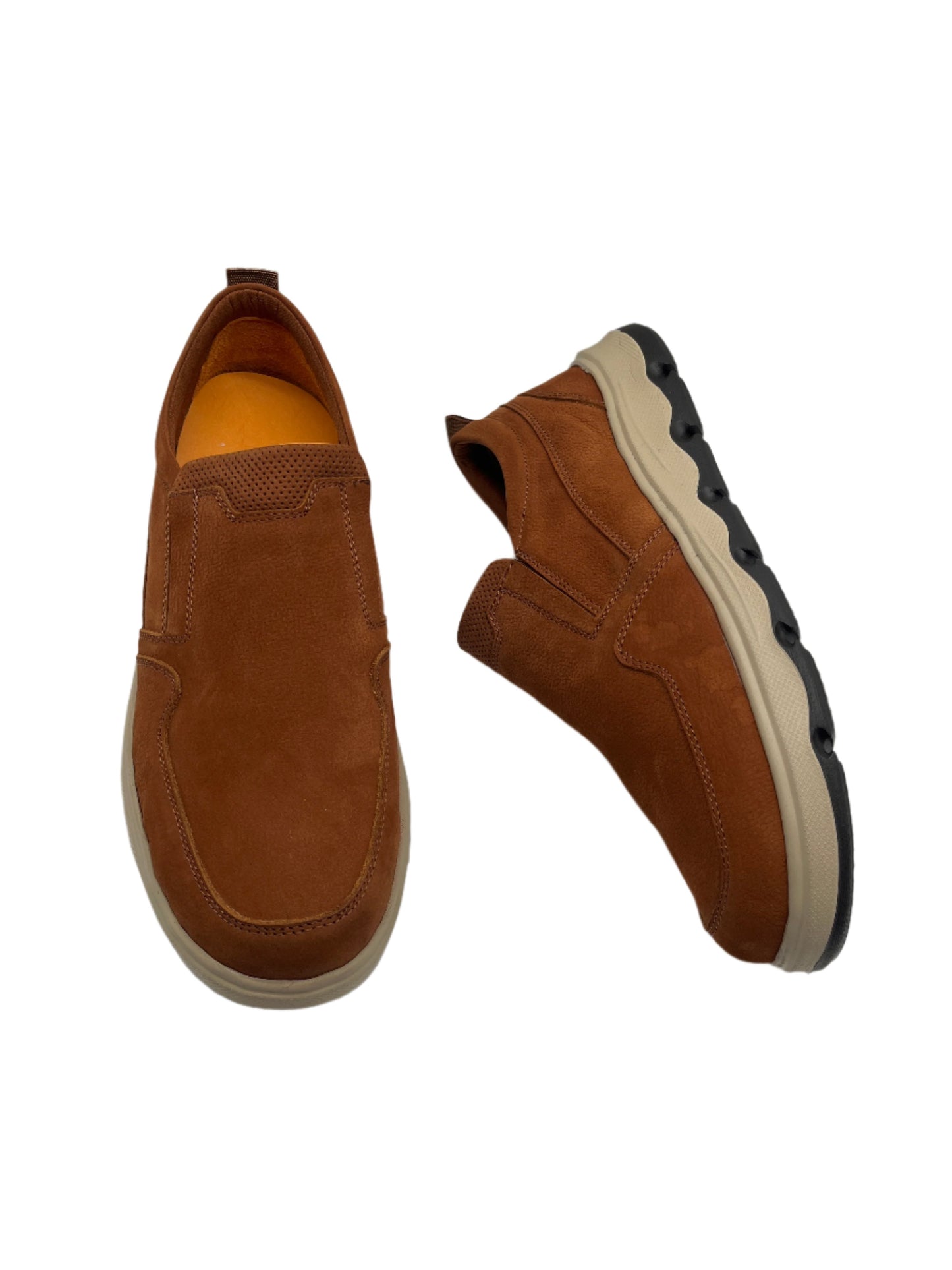 Freefoot 252294 Tan Nubuck Slip On Shoes