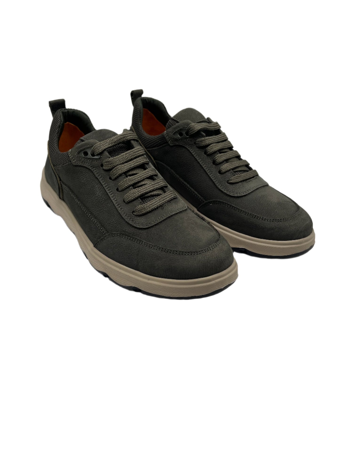 Freefoot 252290 Green Anthracite Nubuck Lace Sneakers