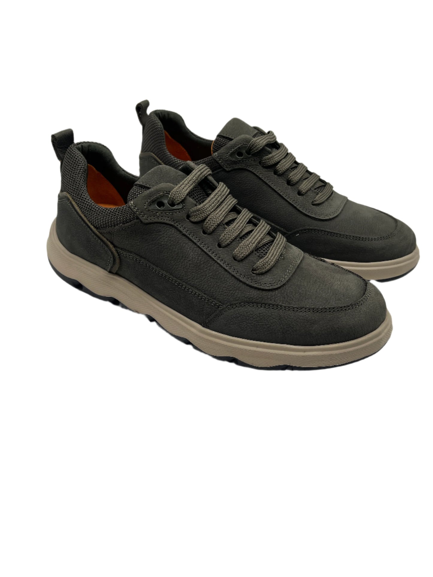 Freefoot 252290 Green Anthracite Nubuck Lace Sneakers