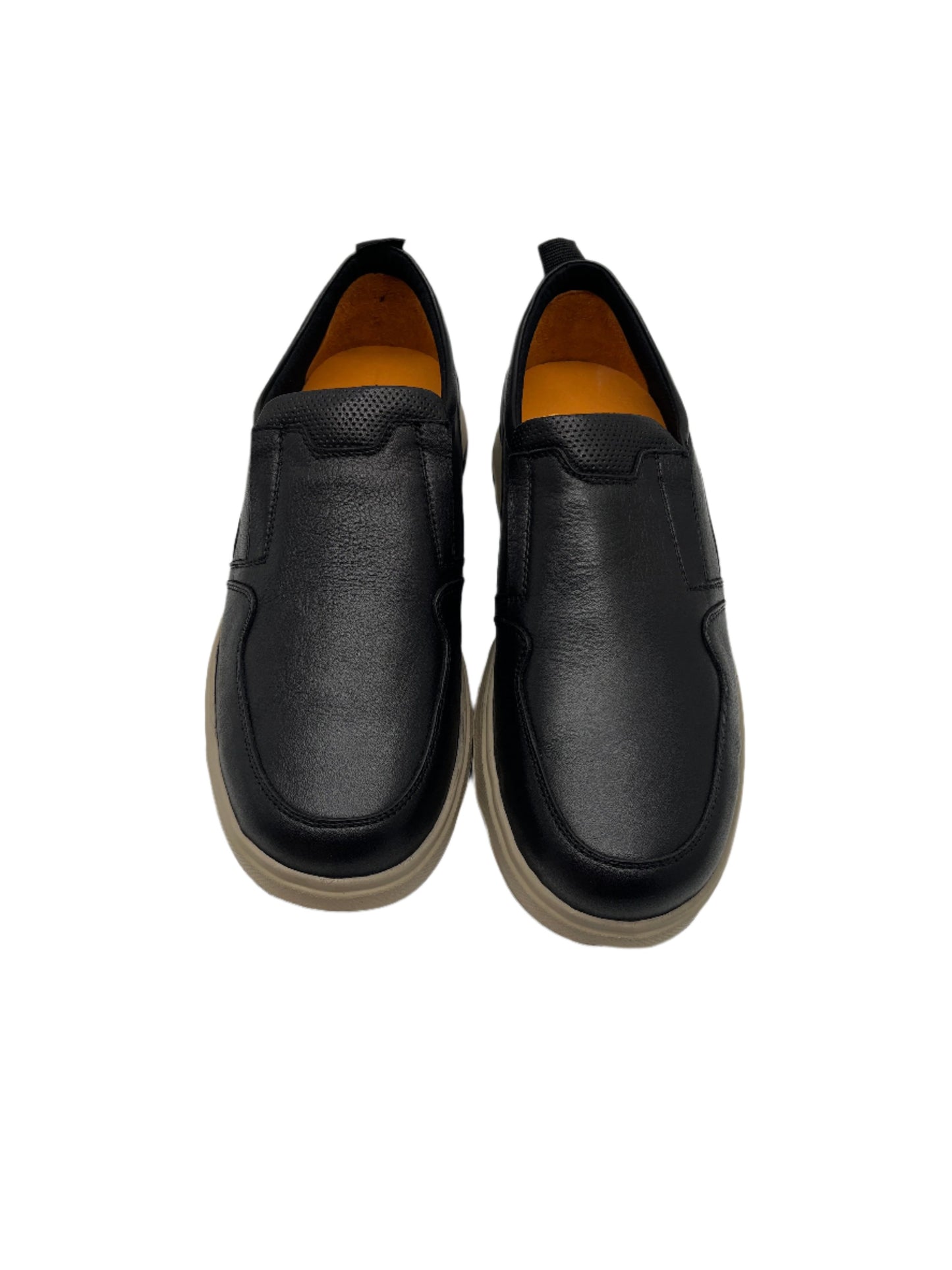 Freefoot 252294-1 Black Leather Slip On Shoes