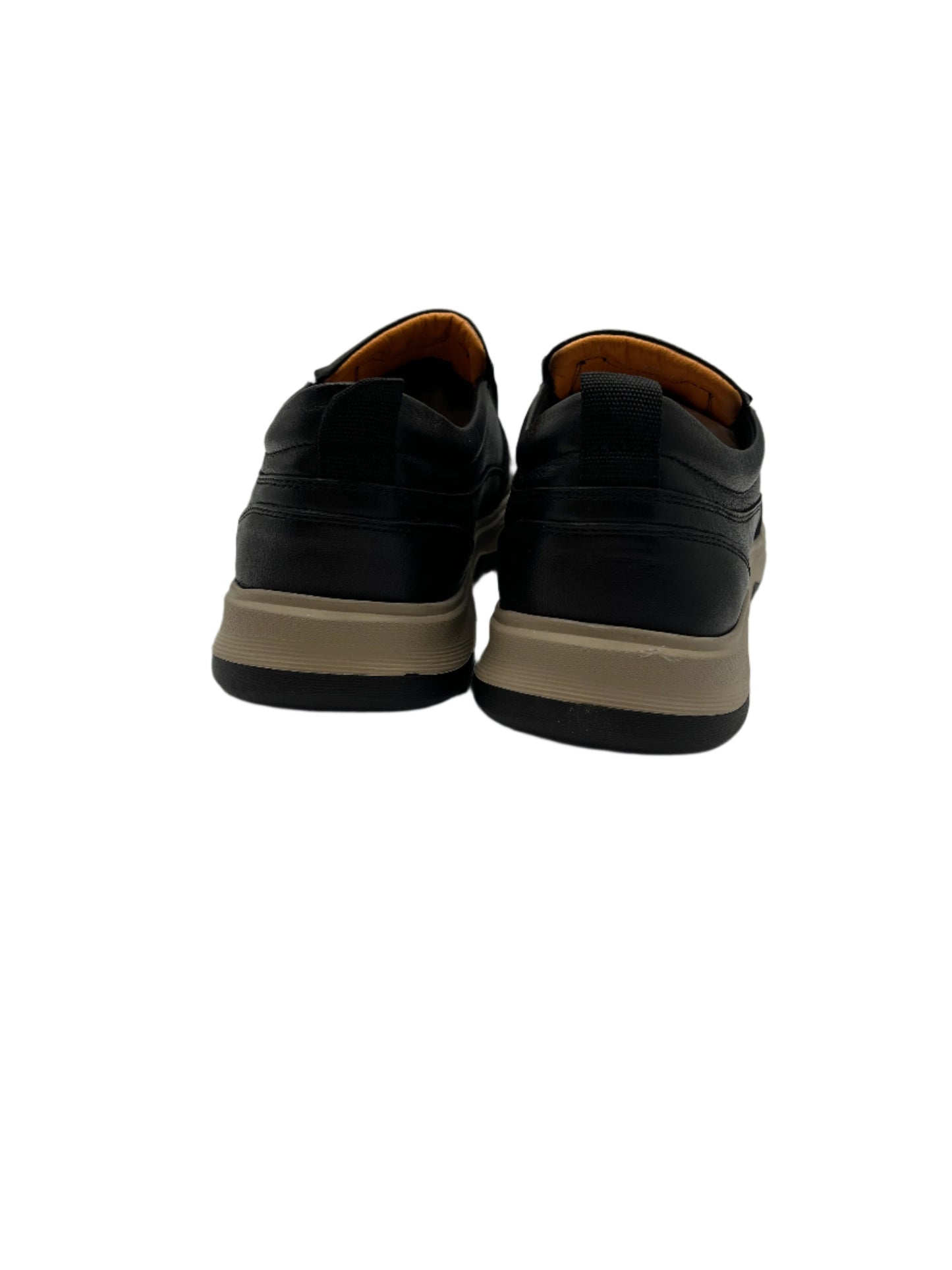 Freefoot 252294-1 Black Leather Slip On Shoes