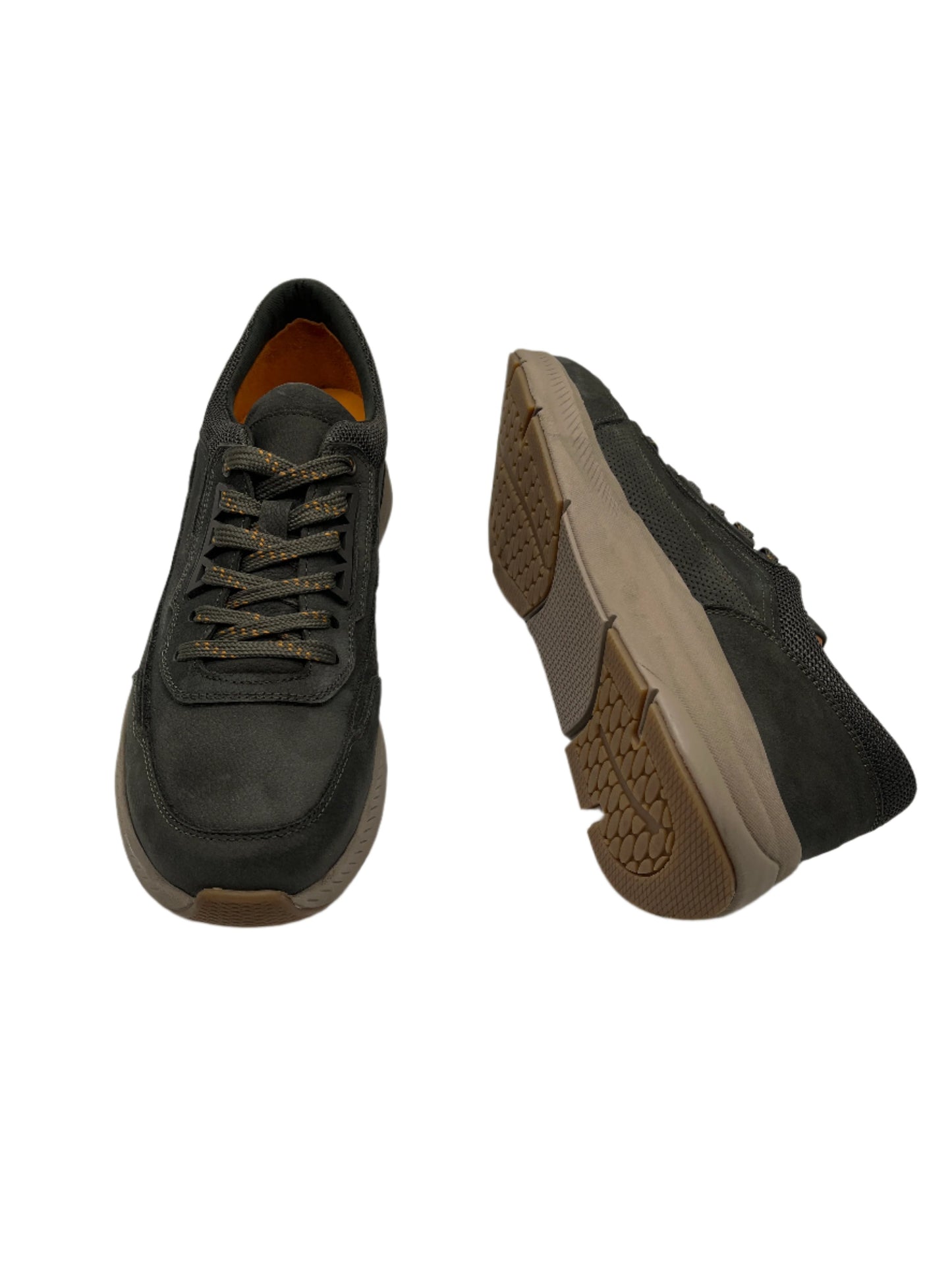 Freefoot 254102 Green Anthracite Nubuck Lace Shoes