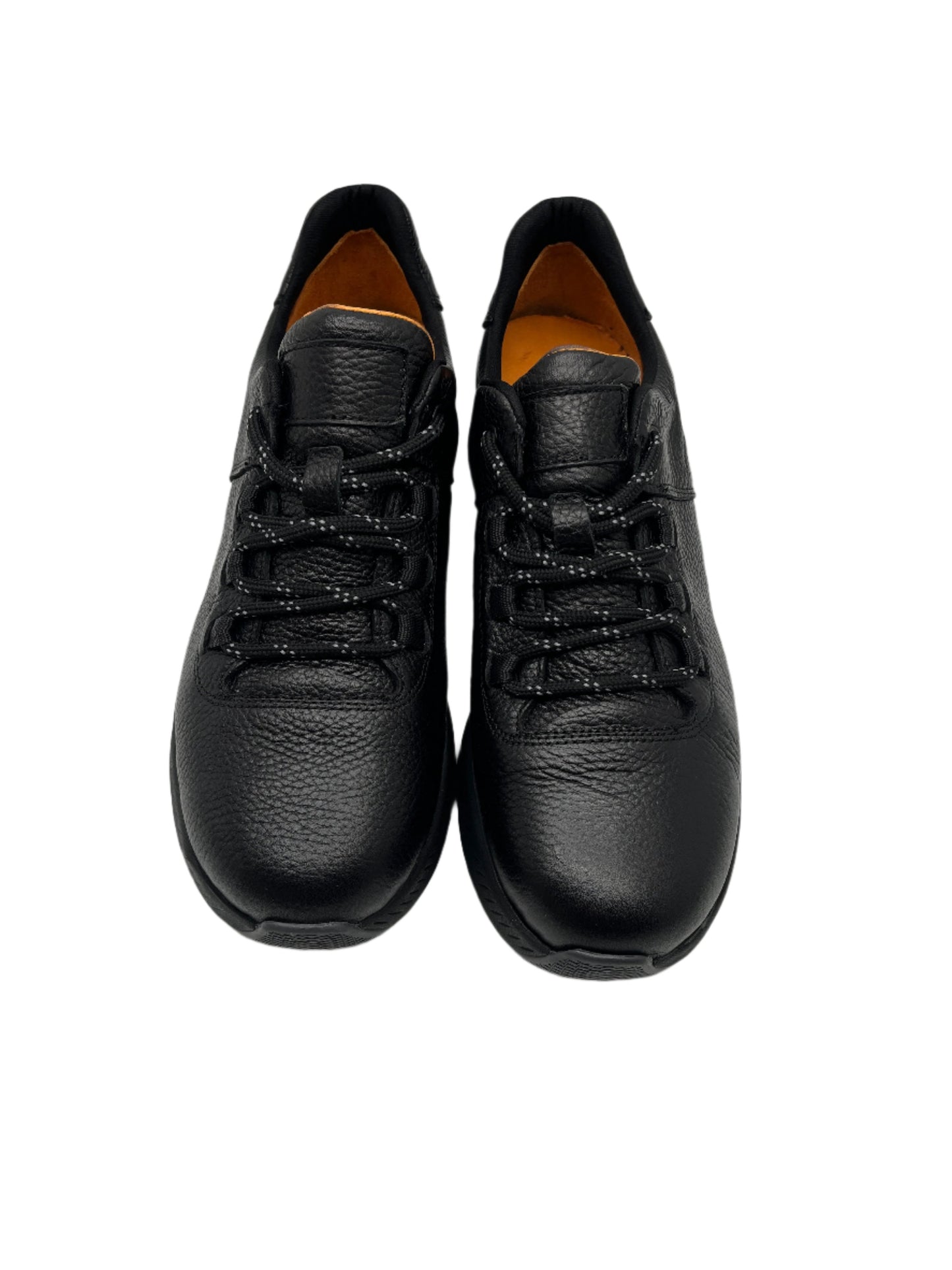 Freefoot 254103-1 Black Leather Lace Sneakers