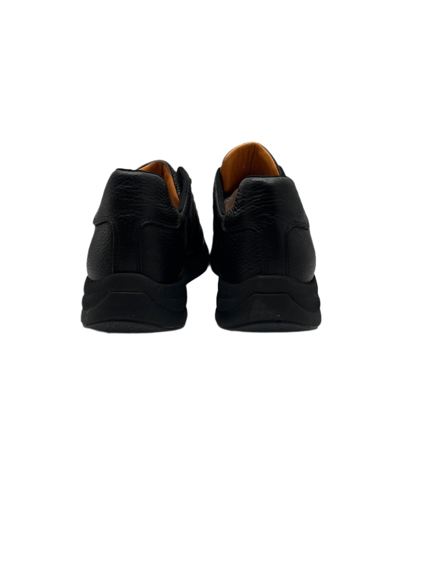 Freefoot 254103-1 Black Leather Lace Sneakers