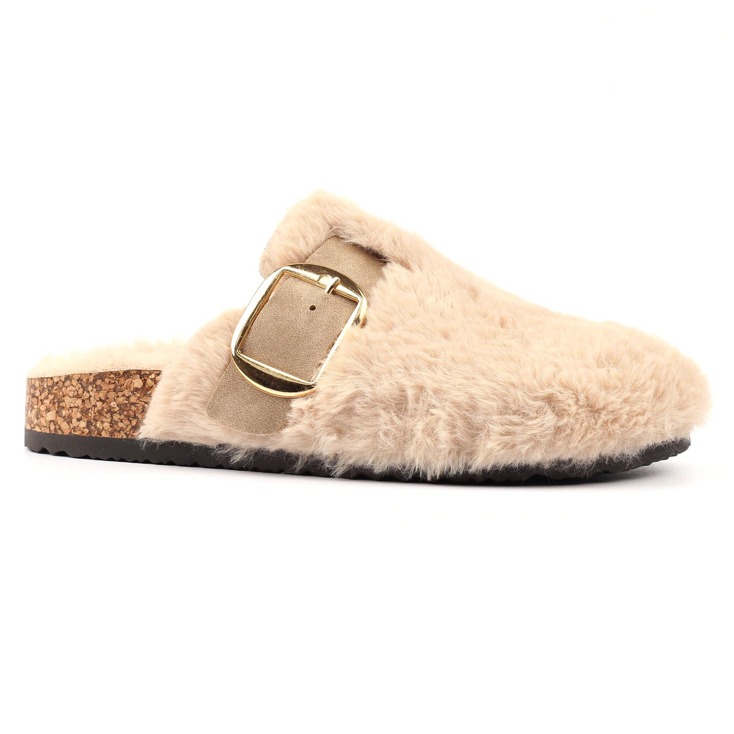 Lunar KLC002 BG Rhianna Beige Mule Slippers