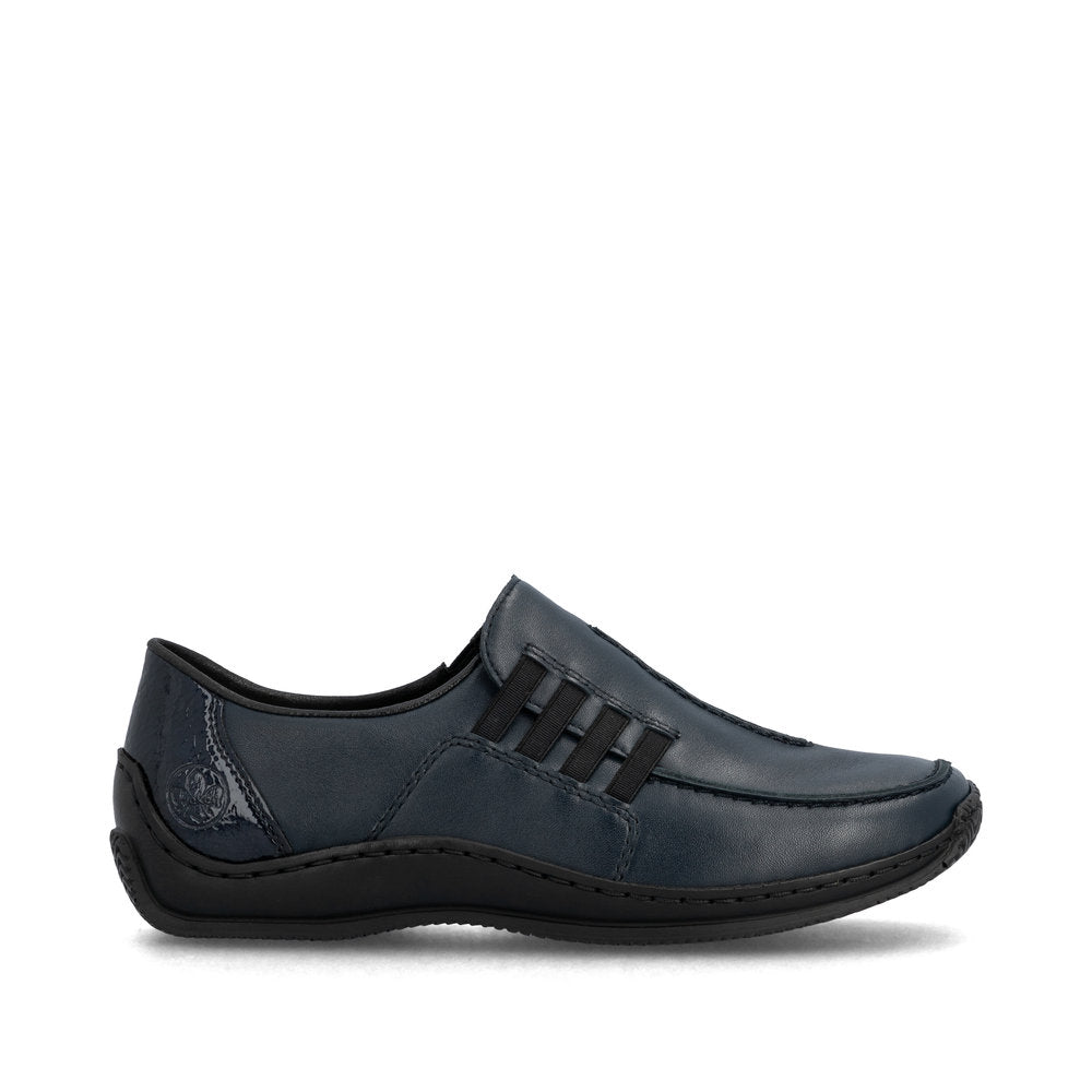 Rieker L1777-14 Navy Slip On Shoes