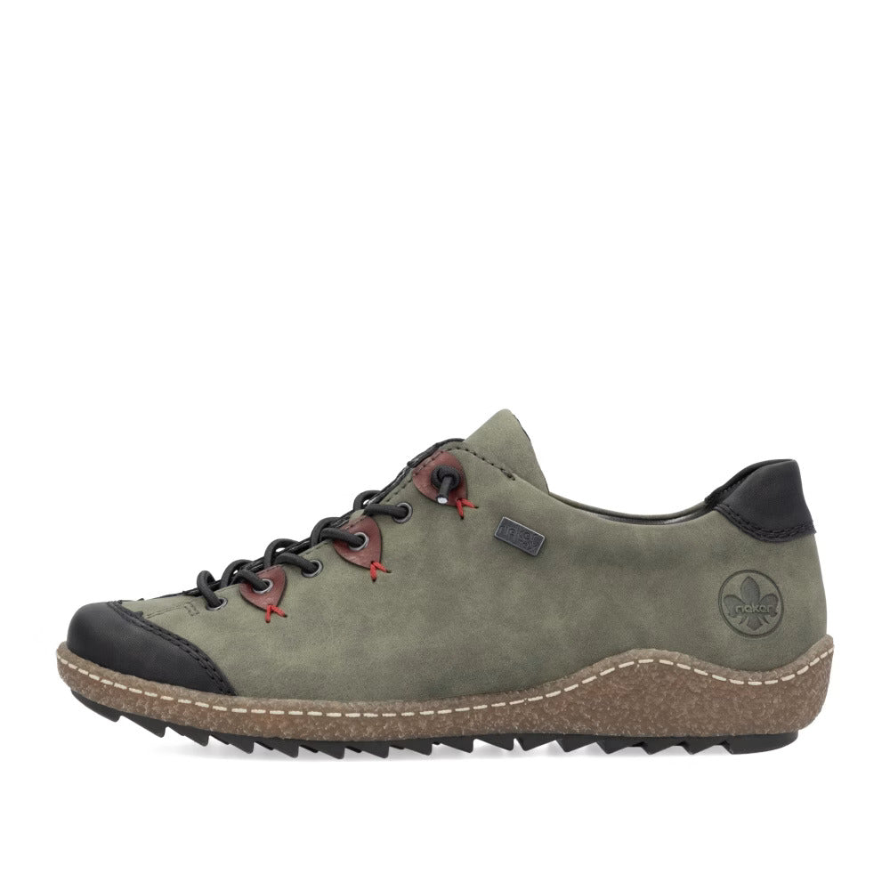 Rieker L7561-54 TEX Green Combi Shoes
