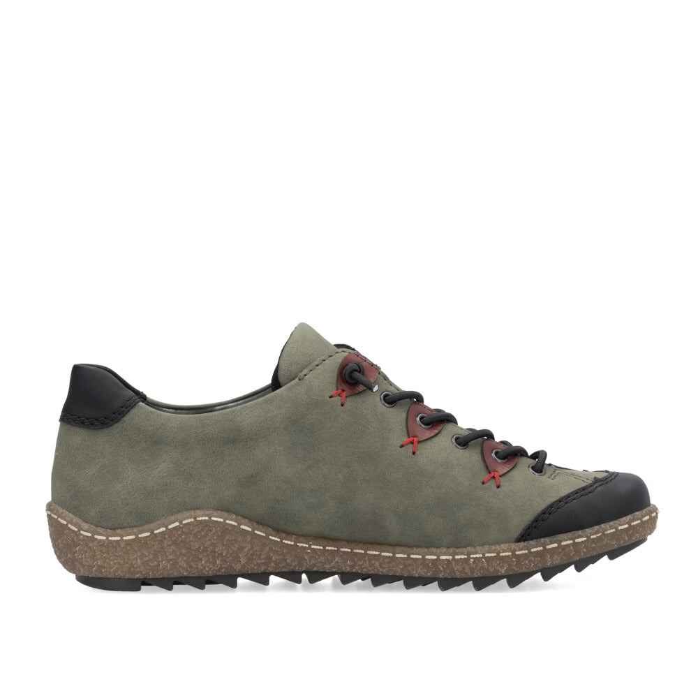 Rieker L7561-54 TEX Green Combi Shoes