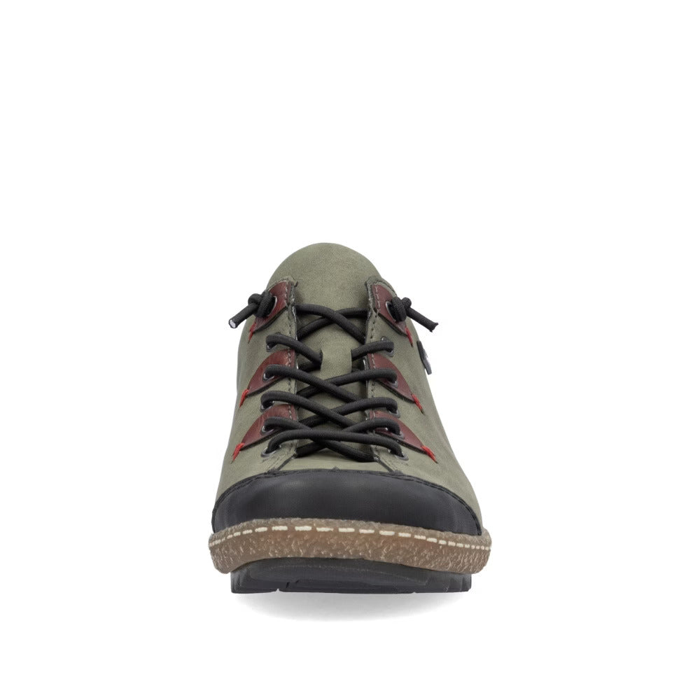 Rieker L7561-54 TEX Green Combi Shoes