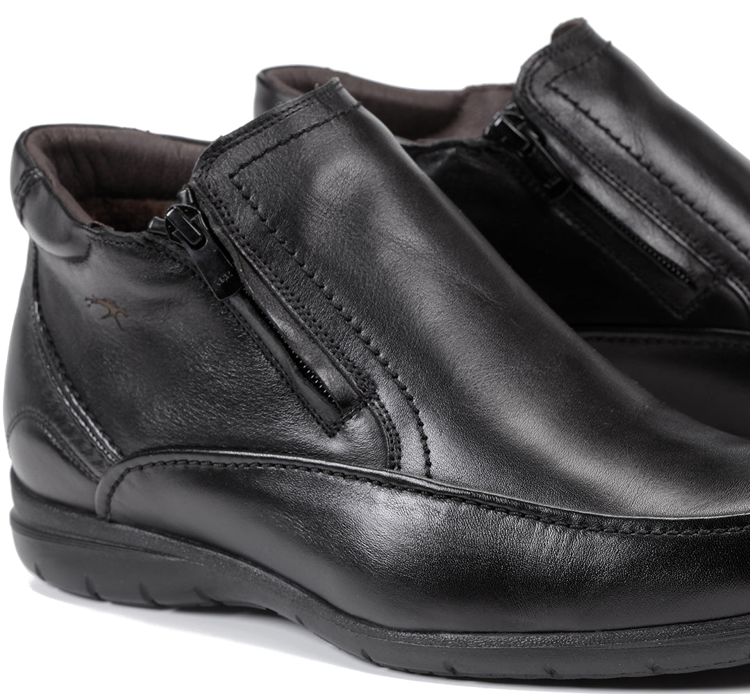Fluchos Luca 87830 Black Twin Zip Boots