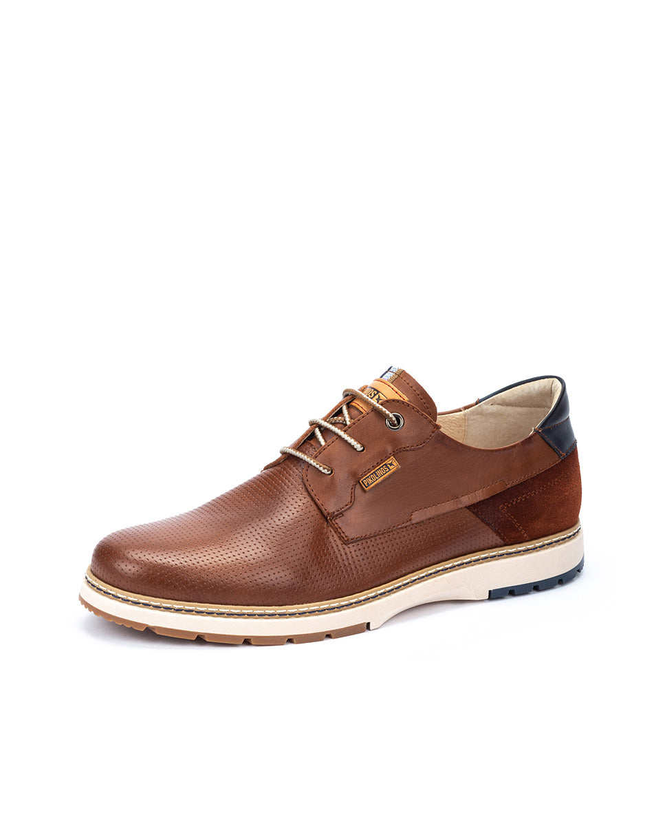 Pikolinos OLVERA M8A-4222C1 Cuero Tan Lace Shoes
