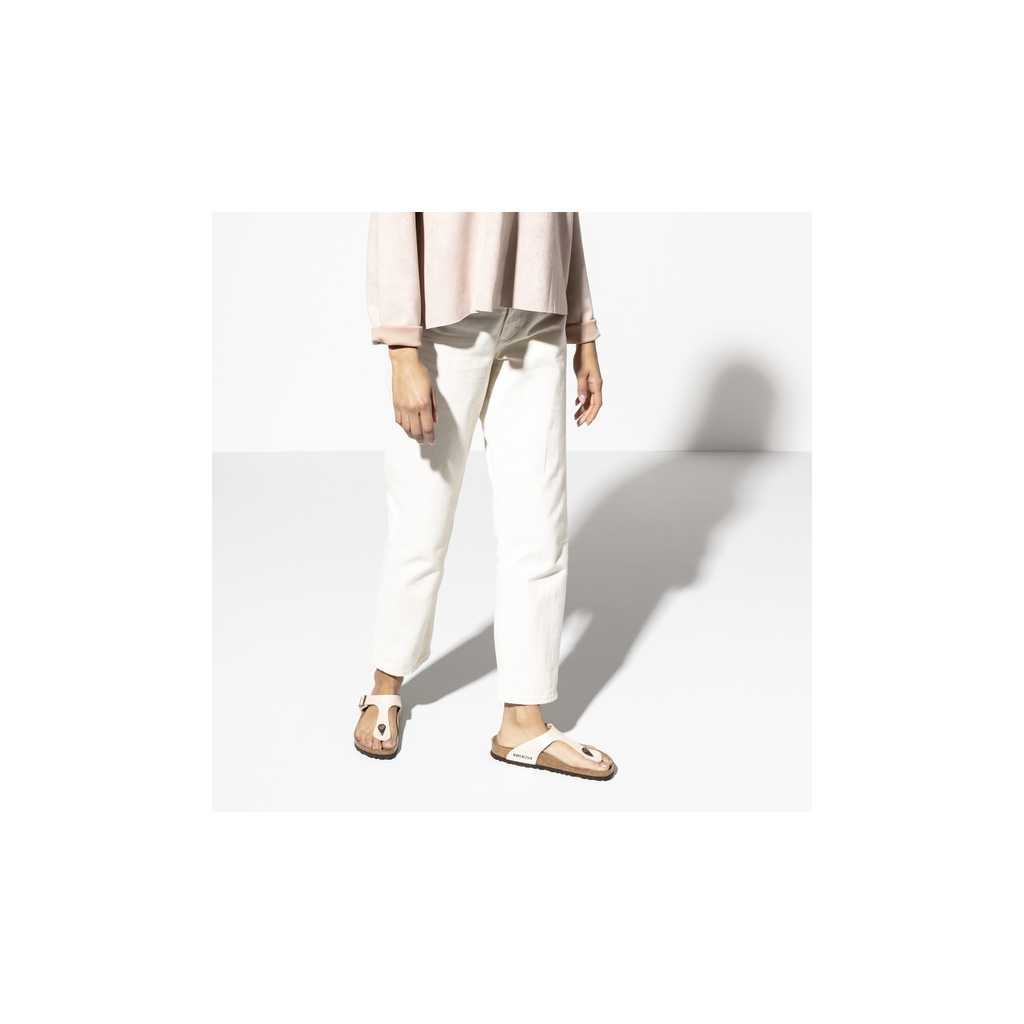 Birkenstock 0943871 Gizeh Birko flor Graceful Pearl White Sandals