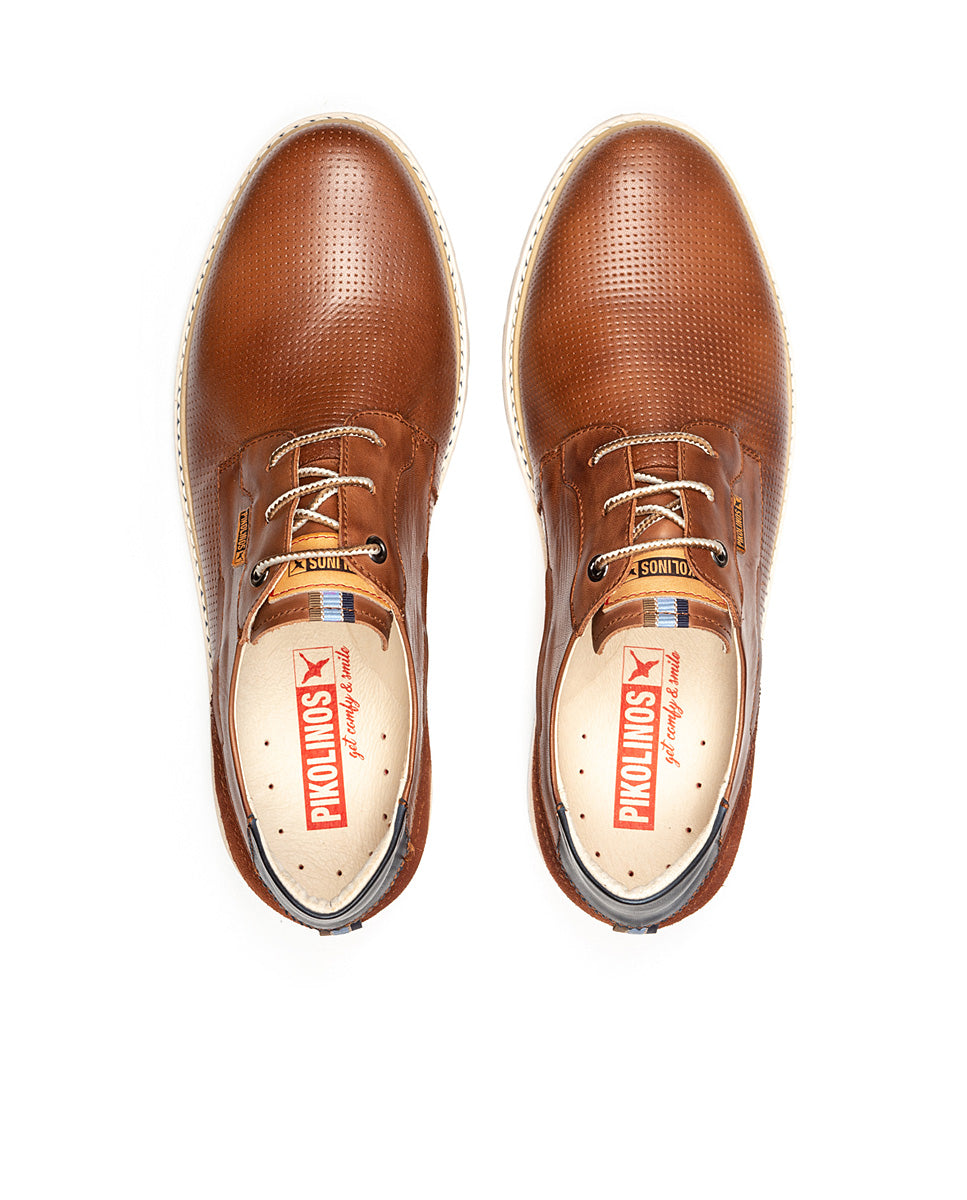 Pikolinos OLVERA M8A-4222C1 Cuero Tan Lace Shoes
