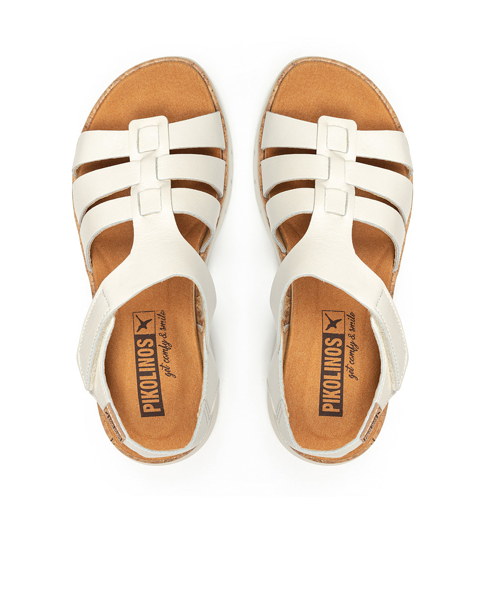 Pikolinos PALMA W4N-0754 Nata Ivory Sandals with Slingback Strap