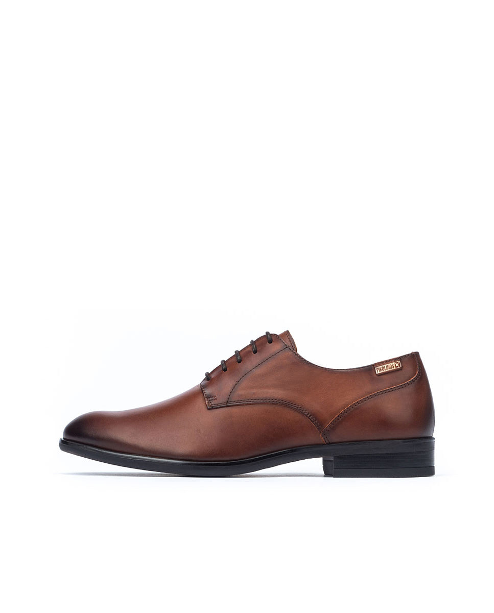 Pikolinos Bristol M7J-4187 Cuero Dark Tan Lace Dressy Shoes