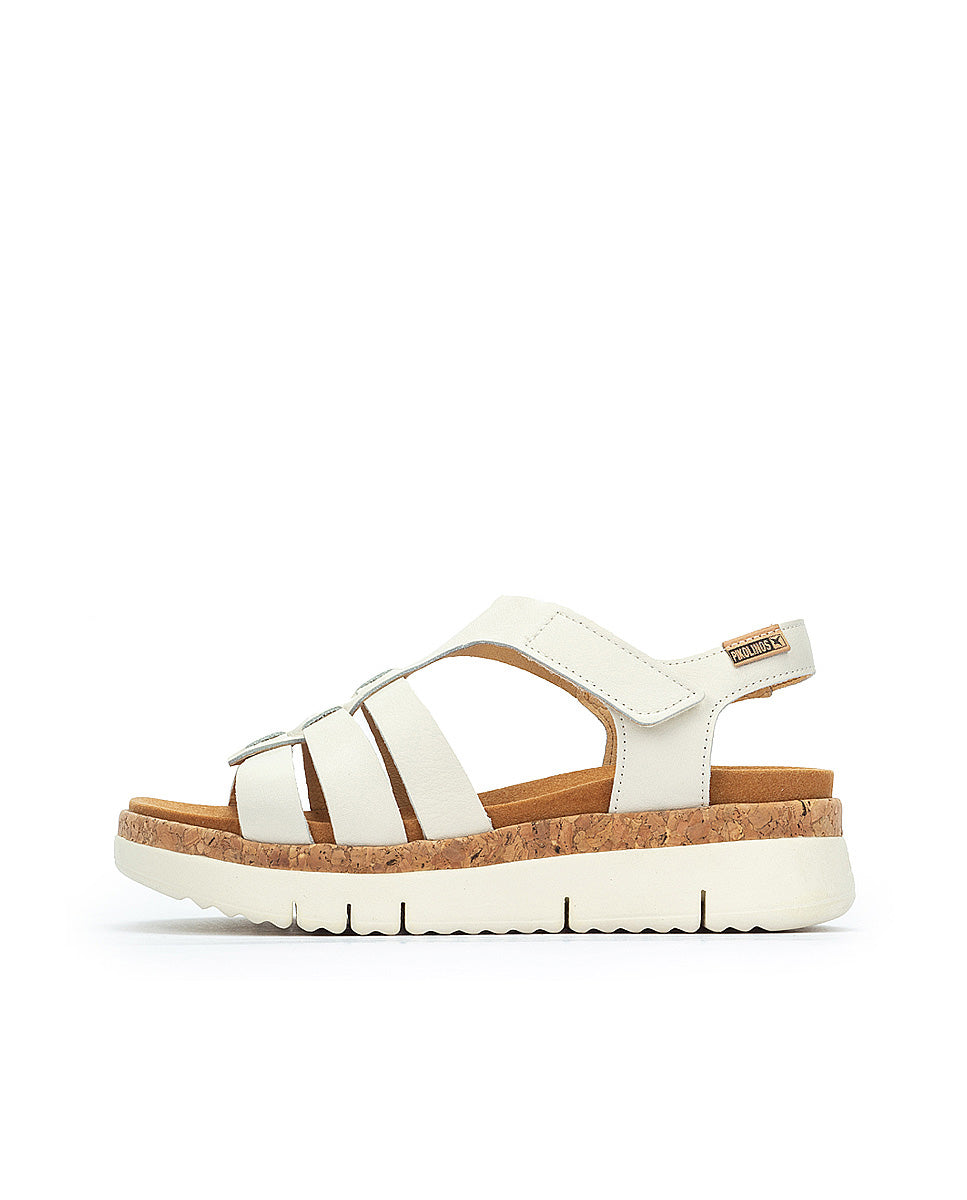 Pikolinos PALMA W4N-0754 Nata Ivory Sandals with Slingback Strap