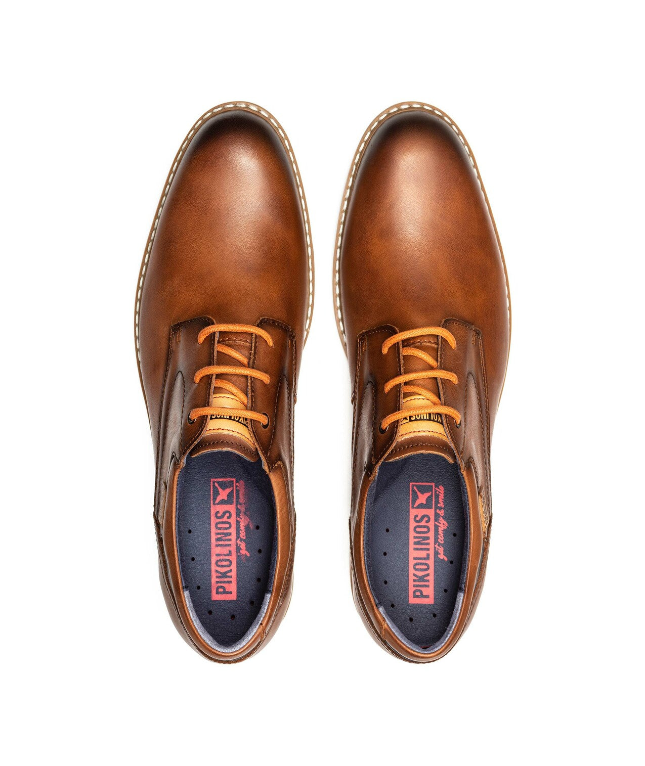 Pikolinos Avila M1T-4050 Cuero Tan Lace Shoes