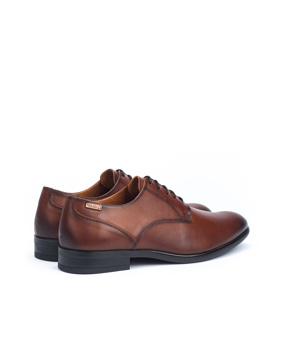 Pikolinos Bristol M7J-4187 Cuero Dark Tan Lace Dressy Shoes