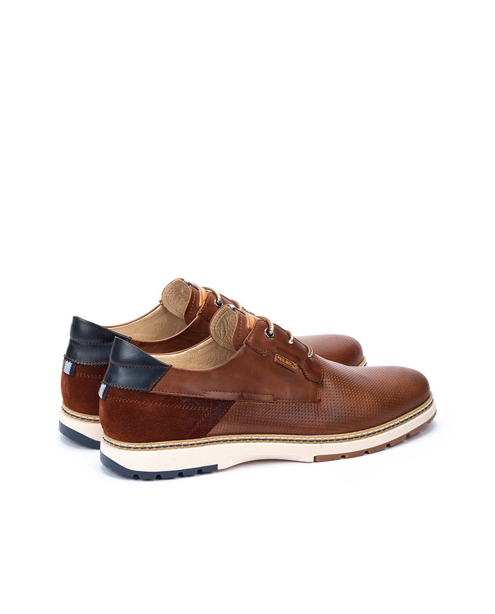 Pikolinos OLVERA M8A-4222C1 Cuero Tan Lace Shoes