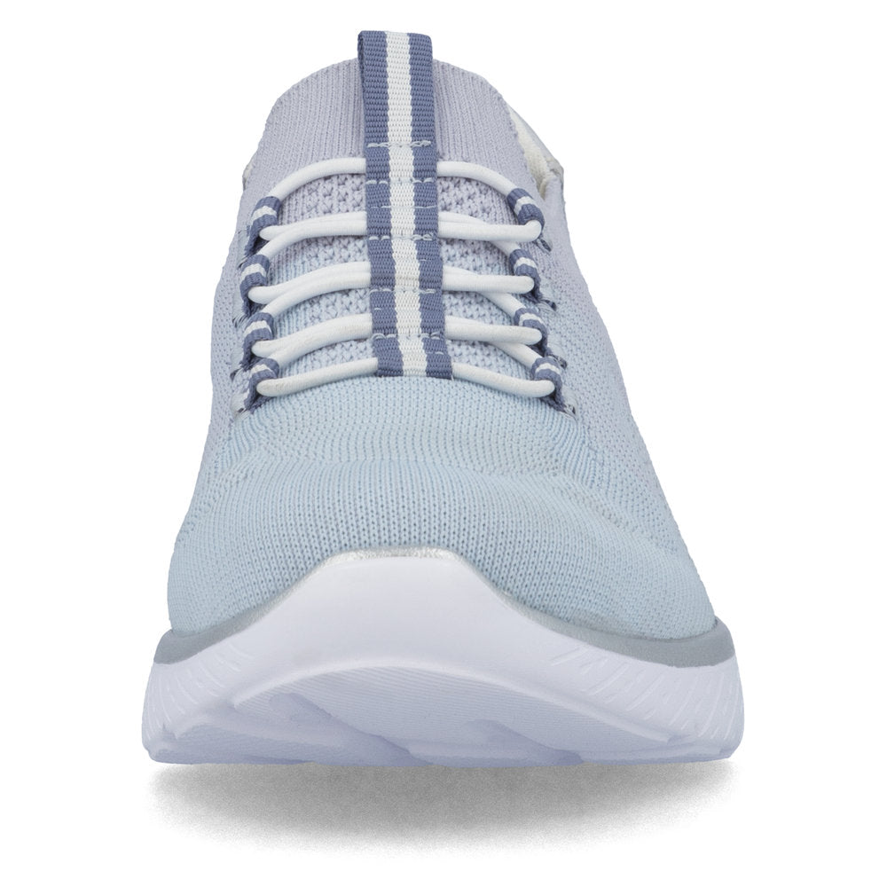 Rieker Soft M5066-30 Aqua Lilac Slip On Sneakers