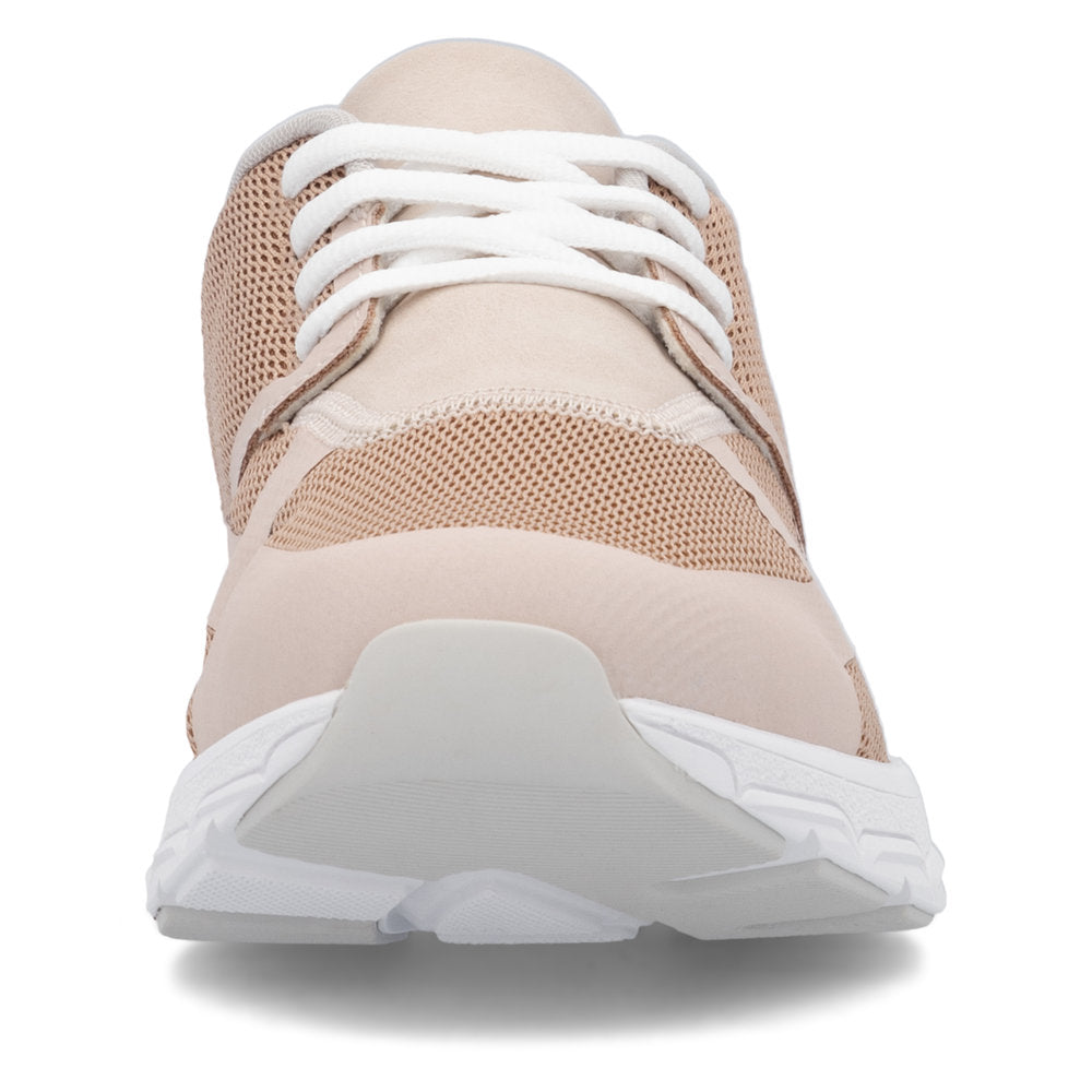 Rieker Soft M9000-31 Rose Combi Sneakers with White Sole