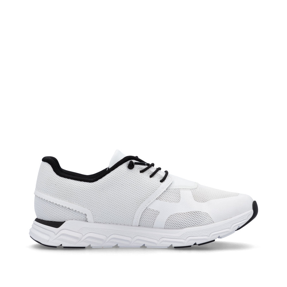 Rieker Soft M9000-80 White Sneakers with White Sole