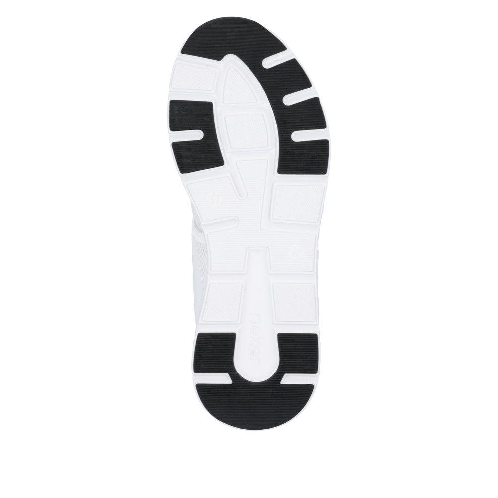 Rieker Soft M9000-80 White Sneakers with White Sole