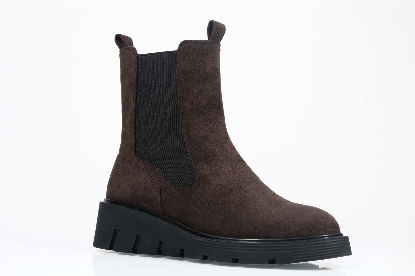 Susst Nessa26 Brown Micro Wedge Chelsea Boots