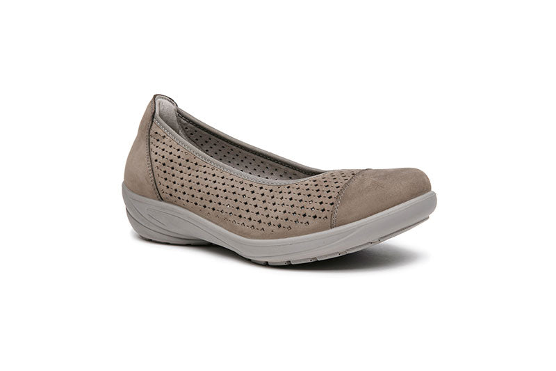 G Comfort P-9524 Dark Taupe Nubuck Shoe