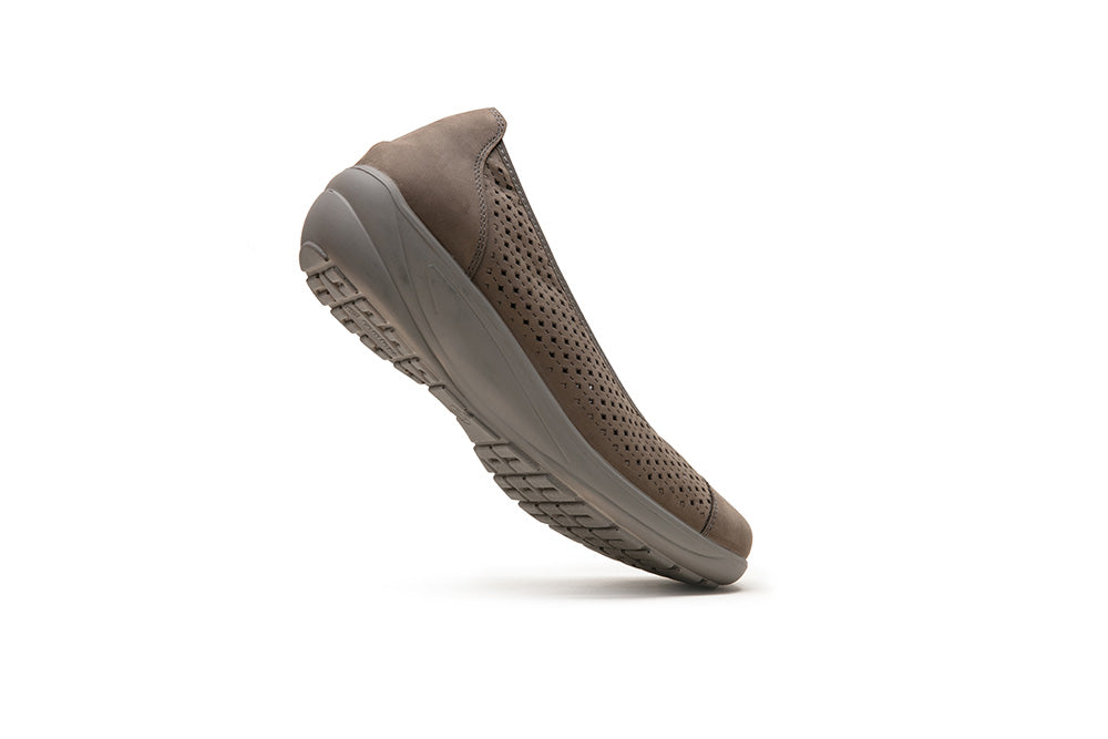 G Comfort P-9524 Dark Taupe Nubuck Shoe
