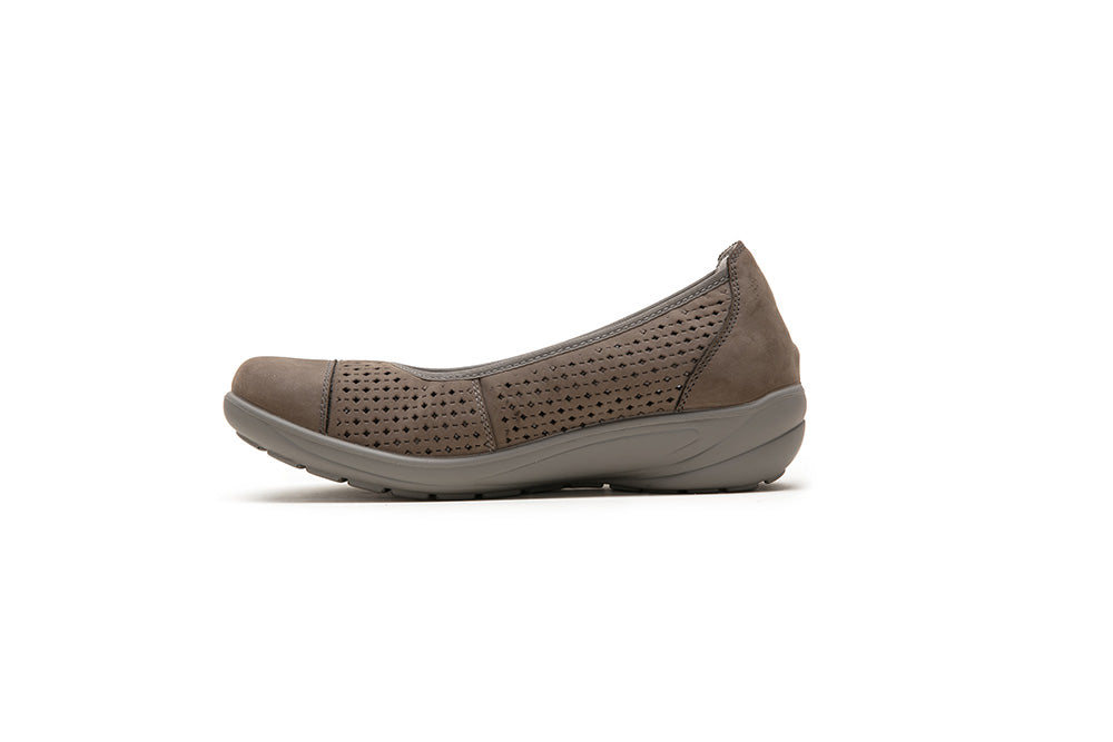 G Comfort P-9524 Dark Taupe Nubuck Shoe