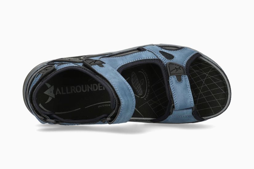 Allrounder Honduras P2007370 Blue Wild BUK 04/Lycra Velcro Sandals
