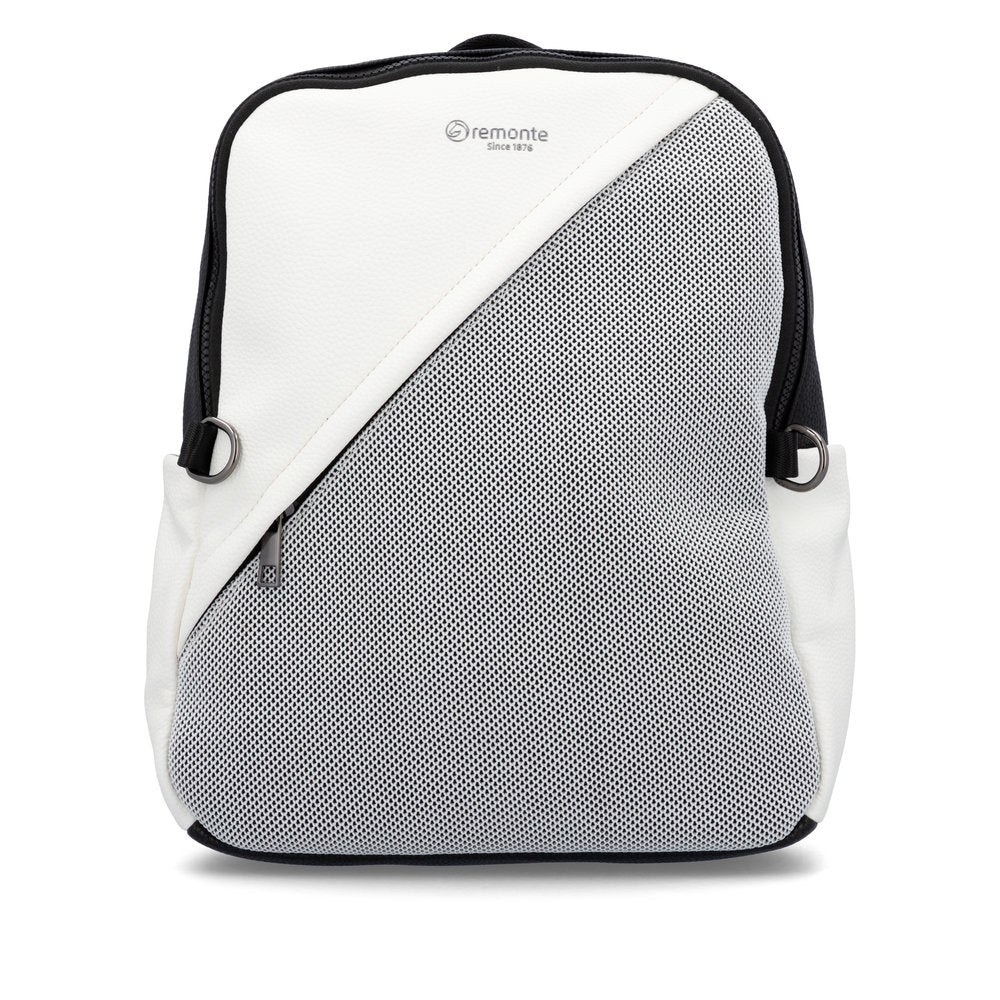 Remonte Q0533-01 Black, White & Grey Backpack