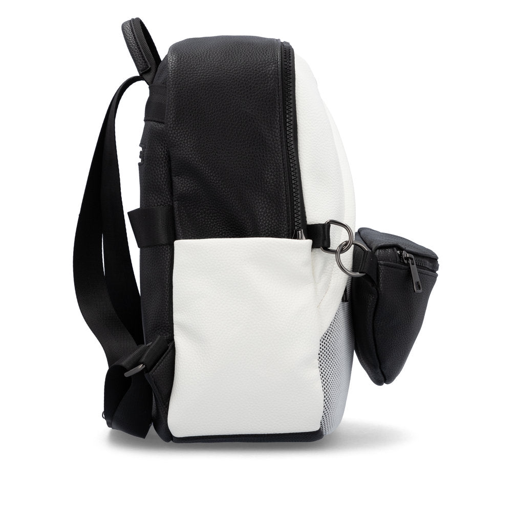 Remonte Q0533-01 Black, White & Grey Backpack