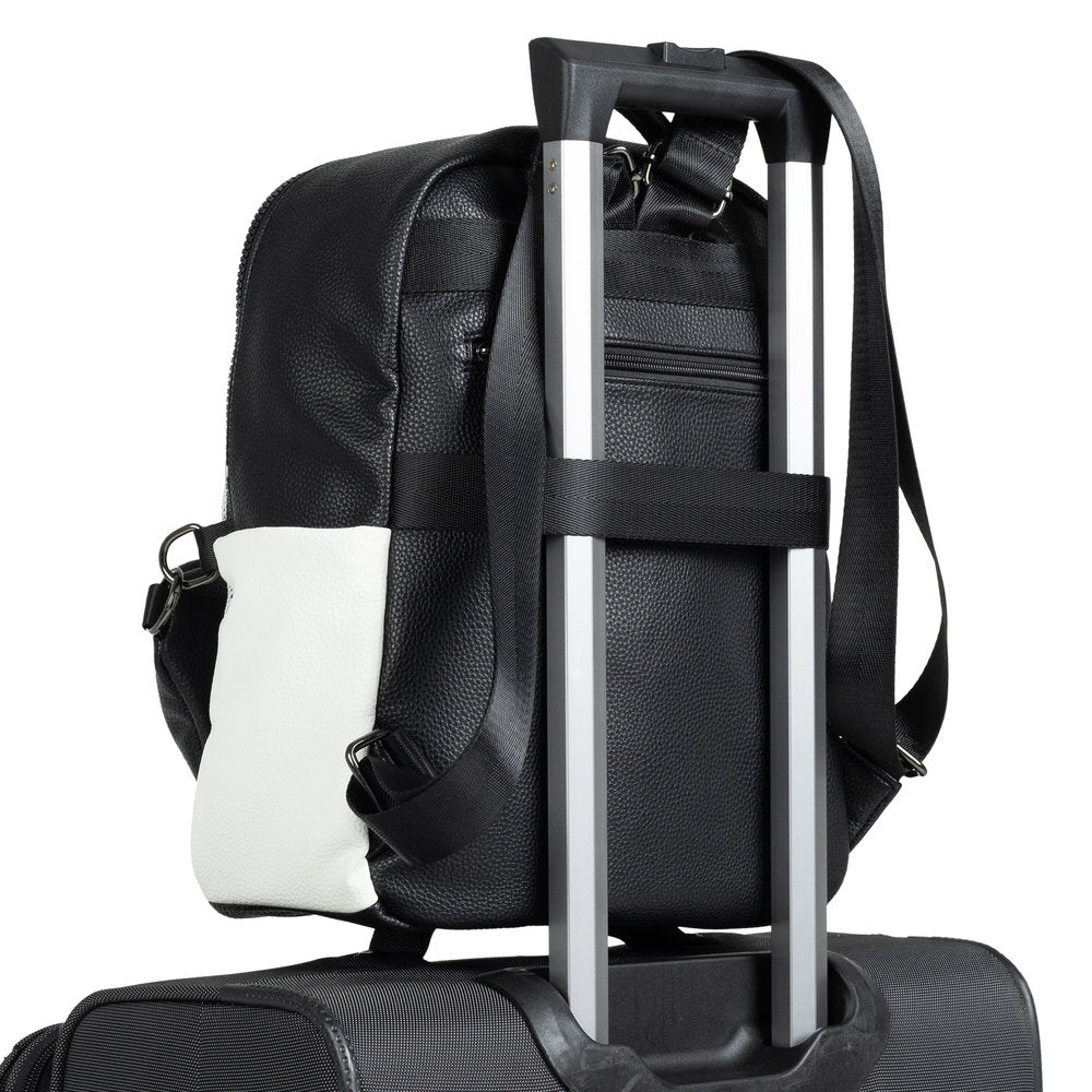 Remonte Q0533-01 Black, White & Grey Backpack