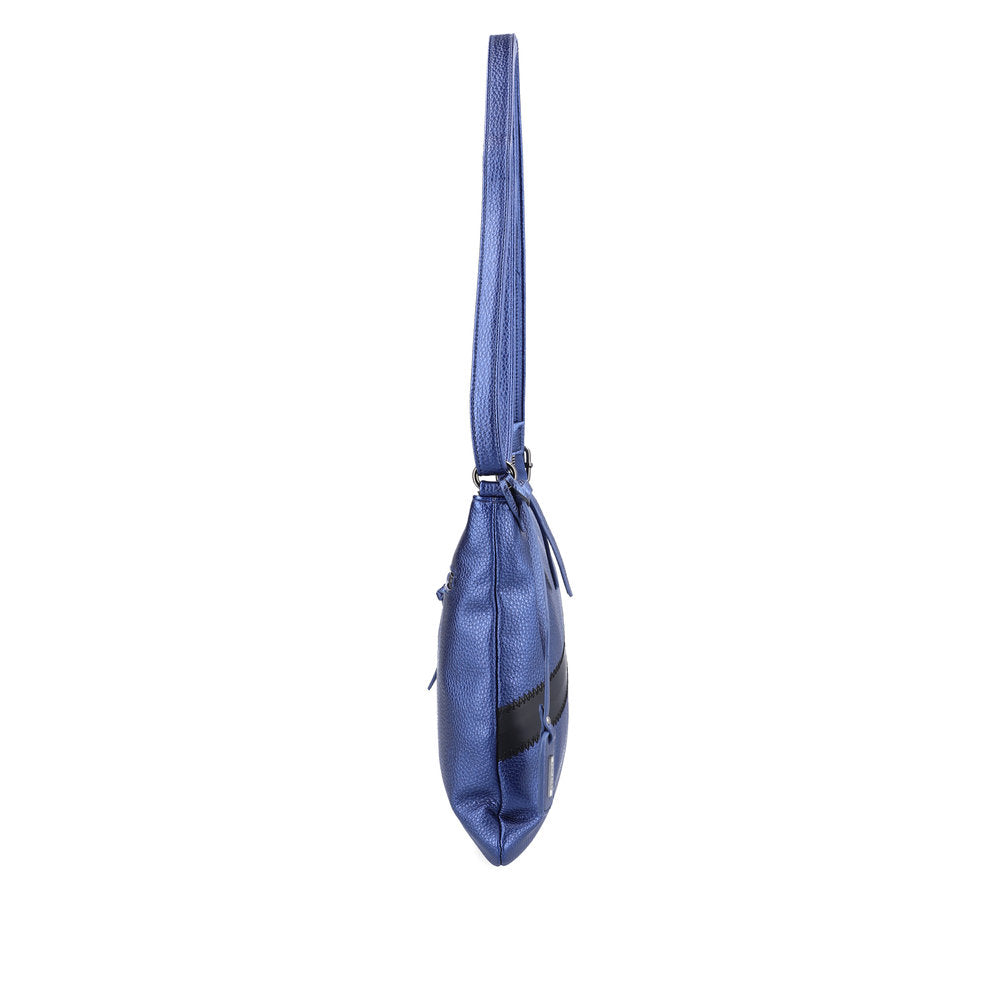 Remonte Q0625-14 Blue Metallic Shoulder Bag