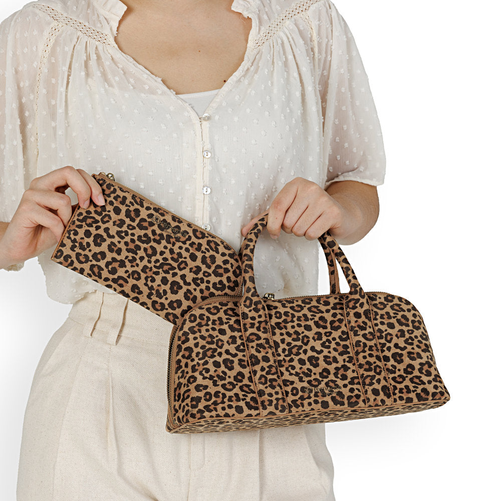 Remonte Q0673-24 Brown Leopard Print Handbag