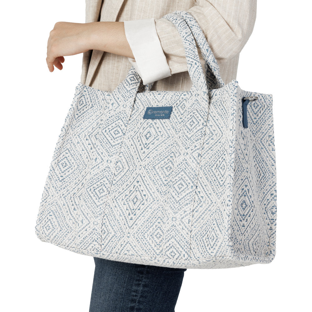 Remonte Q0766-12 White & Blue Handbag