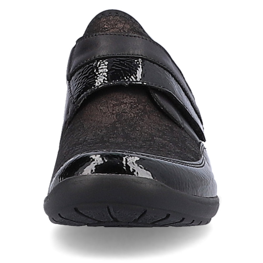 Remonte R7600-03 Black/Bronze Combi Velcro H Fit Shoes