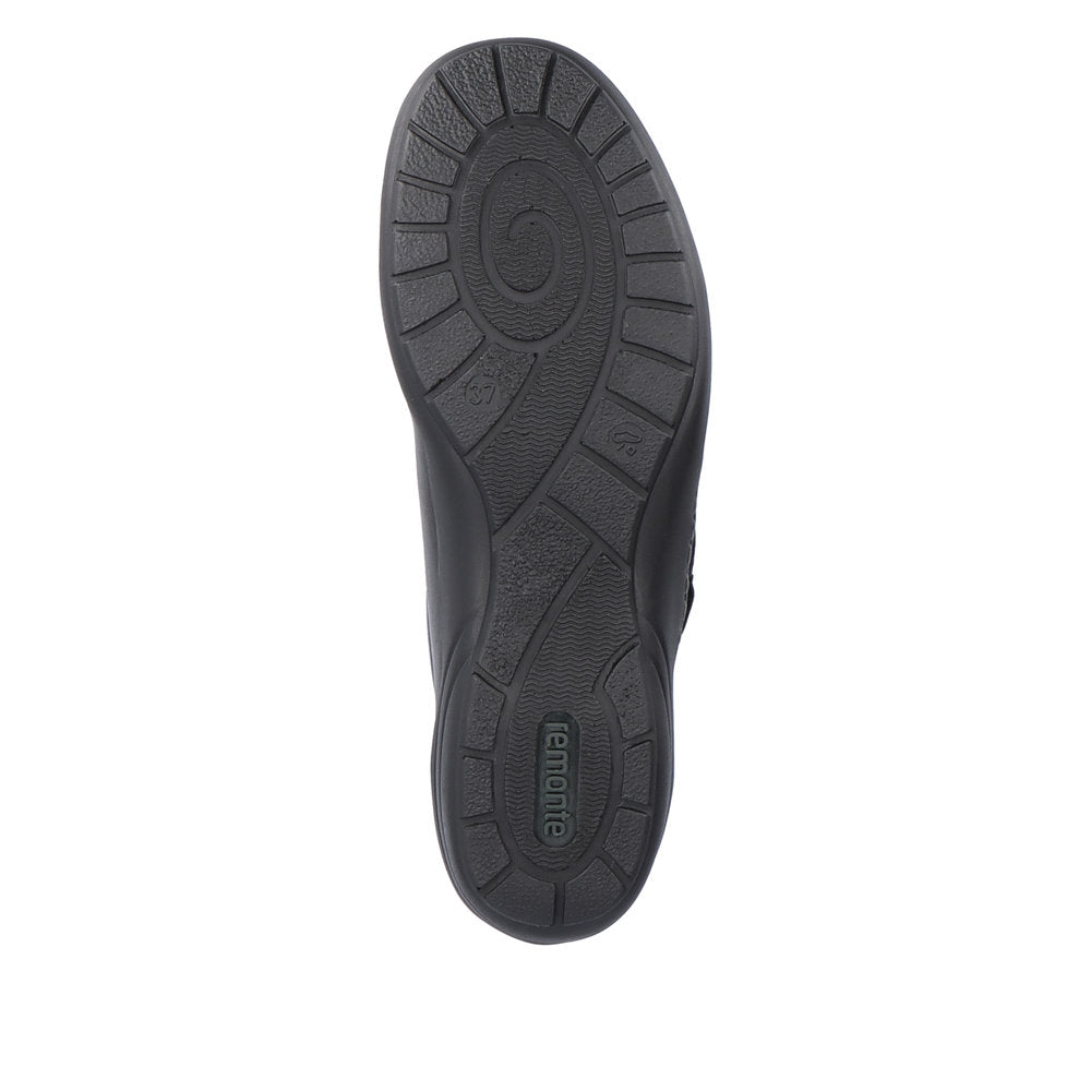 Remonte R7600-03 Black/Bronze Combi Velcro H Fit Shoes