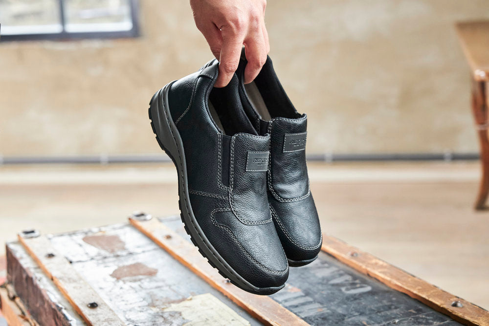 Rieker 03355-00 Black H Fit Slip On Shoes