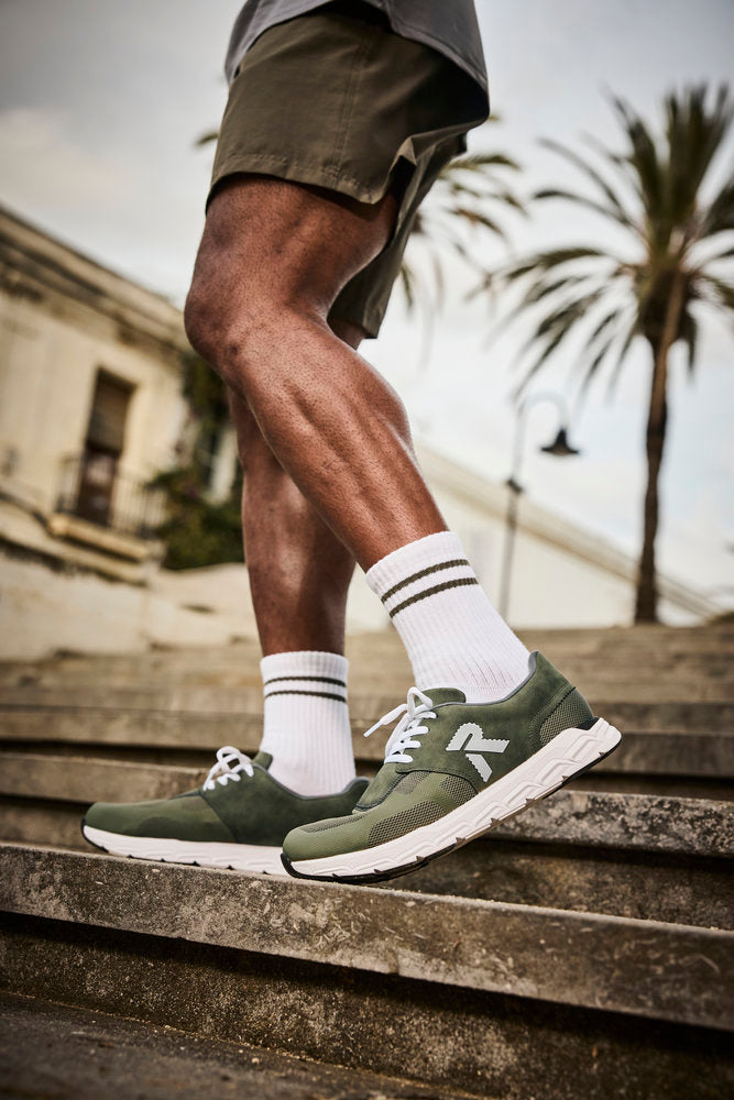 Rieker Soft 09100-54 Olive Lace Sneakers