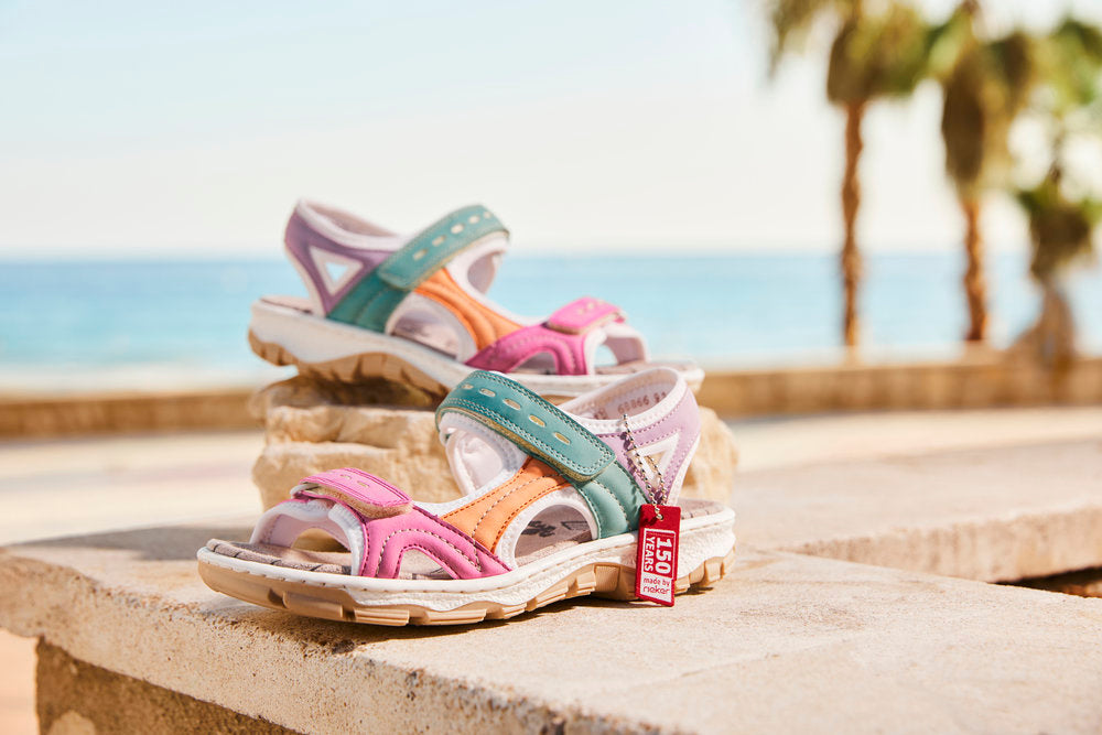 Rieker 68866-92 Multi Velcro Sandals