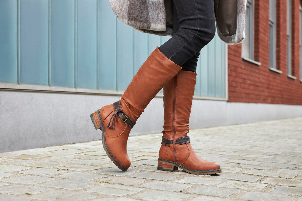 Rieker 91694-24 Peanut Brown High Boots
